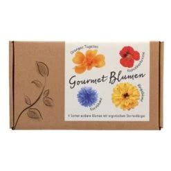 Blumensamen-Set Gourmet Blumen, Essbar, Bienenfreundlich, Dekorativ