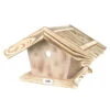Kölle Vogelfutterhaus Aus Kiefernholz, Mit Strohdach, Ca. 30 X 38 Cm -Pflanzen Geschäft 0910100033 Koelle Futterspender Kiefernholz natur Strohdach ca30x38cm 55260