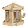 Vogelhaus Pavillon 6-Eck Hängend, FSC®-Holz Und Acrylglas, Ca. 19 X 18 X 18 Cm -Pflanzen Geschäft 0910100614 Vogelhaus Pavillon 6 eck FSC mit Futterterrasse u Kordel 1 55366