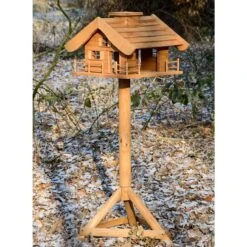 Vogelfutterhaus Almhütte Mit Liebevollen Details, Inkl. Ständer, FSC®, Ca. 56 X 46 X 35,5 Cm -Pflanzen Geschäft 0910101340 Vogelfutterhaus Almhuette inkl Staender FSCca56x46x35 5cm 6 60495