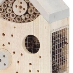 Insektenhotel, Kieferholz, Natur, Geflammt, 18 X 15 X 27 Cm -Pflanzen Geschäft 0910160182 Insektenhotel Kiefer natur L zoom 117862