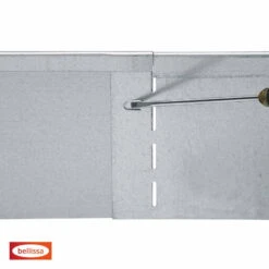 Rasenkante, Silber, Stahl, 118 X 19,5 Cm -Pflanzen Geschäft 0910301041 Rasenkante Metall verzinkt 3 109345