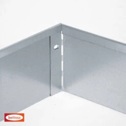 Rasenkante, Silber, Stahl, 118 X 19,5 Cm -Pflanzen Geschäft 0910301041 Rasenkante Metall verzinkt 4 109344