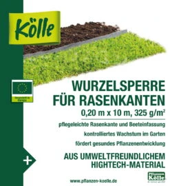 Kölle Wurzelsperre Für Rasen 0,2x10 M -Pflanzen Geschäft 0910301208 Koelle Wurzelsperre Rasen 0 2x10m 5 50027