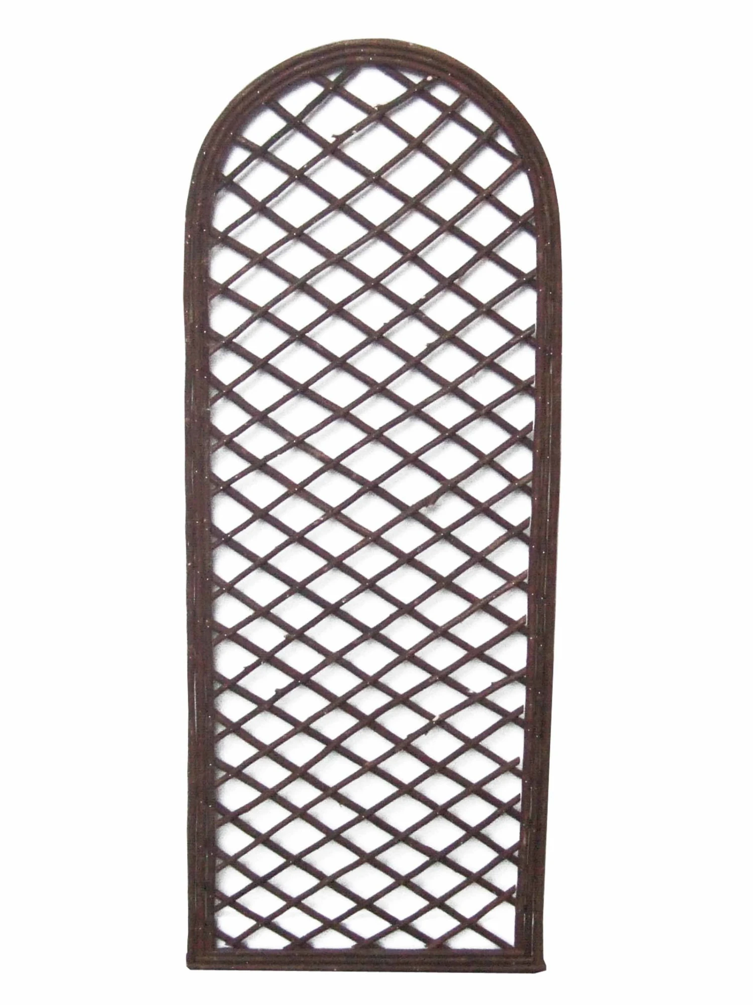 Weidenspalier Mit Rahmen Rund, 180x60 Cm 3 Weidenspalier Mit Rahmen Rund, 180x60 Cm