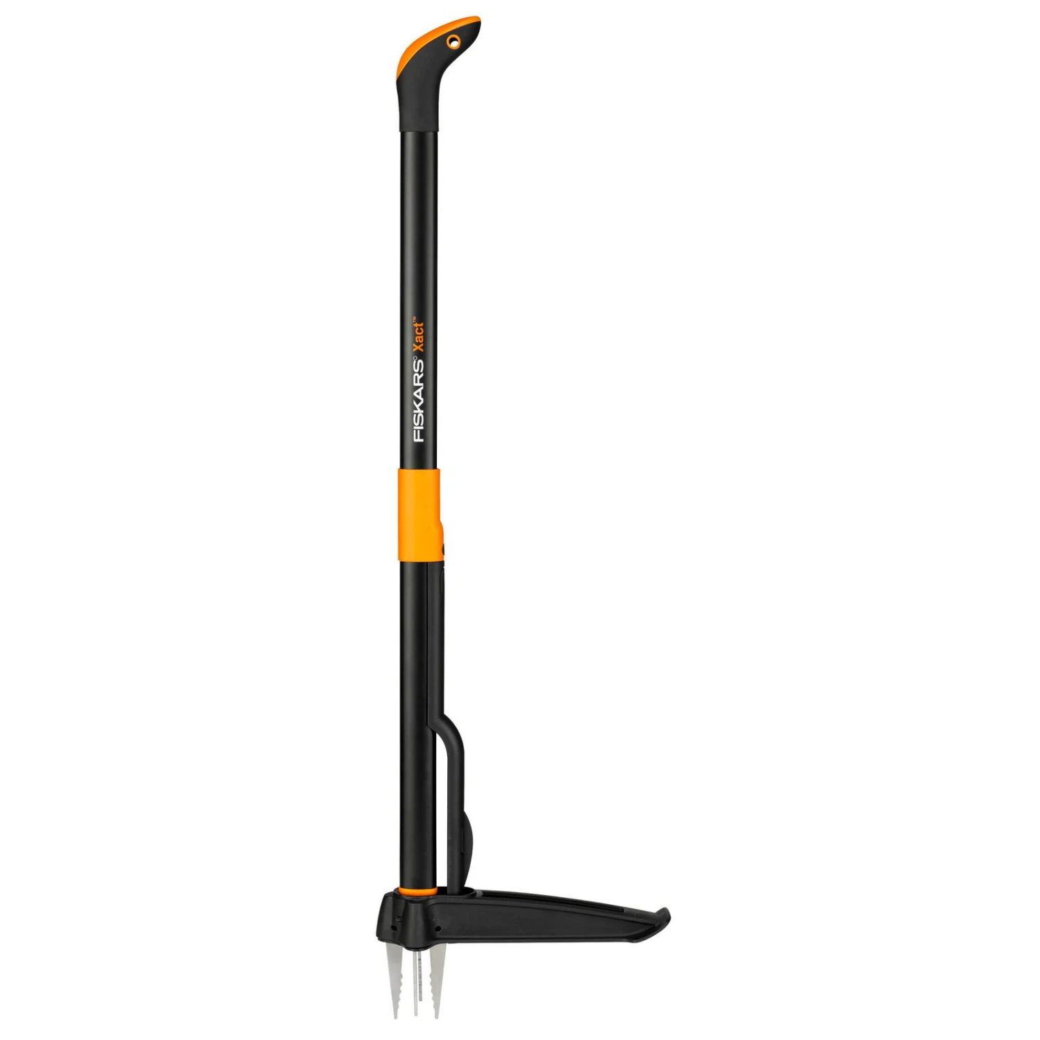 Fiskars Xact Unkrautstecher, Schwarz/orange, Länge 100 Cm 4 Fiskars Xact Unkrautstecher, Schwarz/orange, Länge 100 Cm – Bild 2