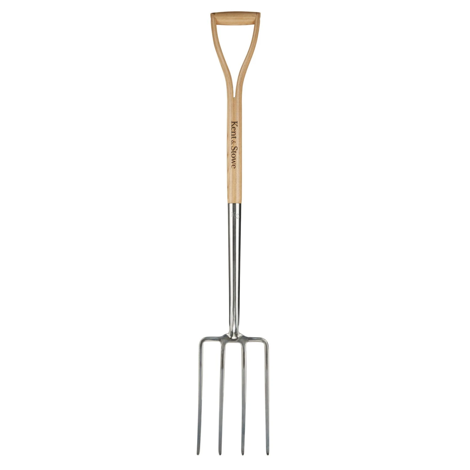 Spatengabel, Edelstahl, Eschenholz 3 Spatengabel, Edelstahl, Eschenholz
