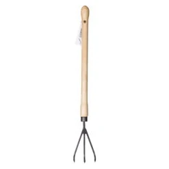 Krumpholz Grubber, 3 Zinken, Geschmiedet, Mit Eschenknopfstiel, 63 X 9 Cm -Pflanzen Geschäft 0920101069 Grubber 3Zinken geschmiedet mit Eschen Knopf Stiel 48cm1 2 75559