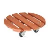 Wagner Multi Pflanzenroller Aus WPC, Terracotta, Ø Ca. 29 Cm -Pflanzen Geschäft 0920600435 MultiRoller WPC rund terracotta D29cm 4AP TK100Kg 38836