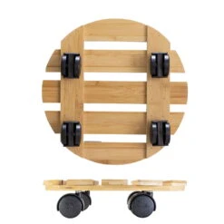 Multi Roller Bambus, 100 Kg Tragkraft, Ø 29 Cm 12 Multi Roller Bambus, 100 Kg Tragkraft, Ø 29 Cm -Pflanzen Geschäft 0920600474 multi roller bambus hell 1 116673