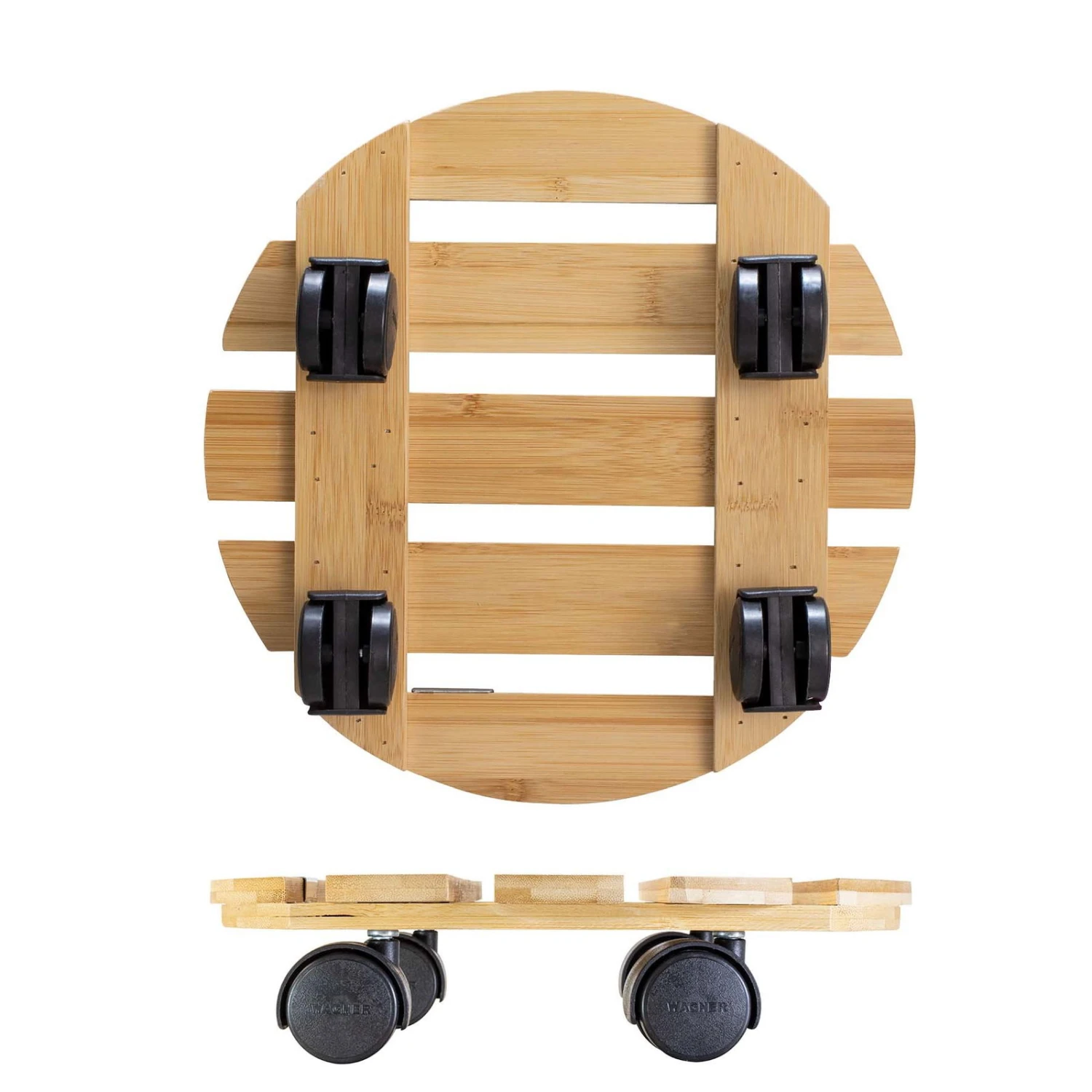 Multi Roller Bambus, 100 Kg Tragkraft, Ø 29 Cm 7 Multi Roller Bambus, 100 Kg Tragkraft, Ø 29 Cm – Bild 5