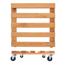 Multi Roller, Tragkraft 120 Kg, Hellbraun, Ca. 10 X 38 X 38 Cm -Pflanzen Geschäft 0920600514multi roller kiefer kastanie 6 116710