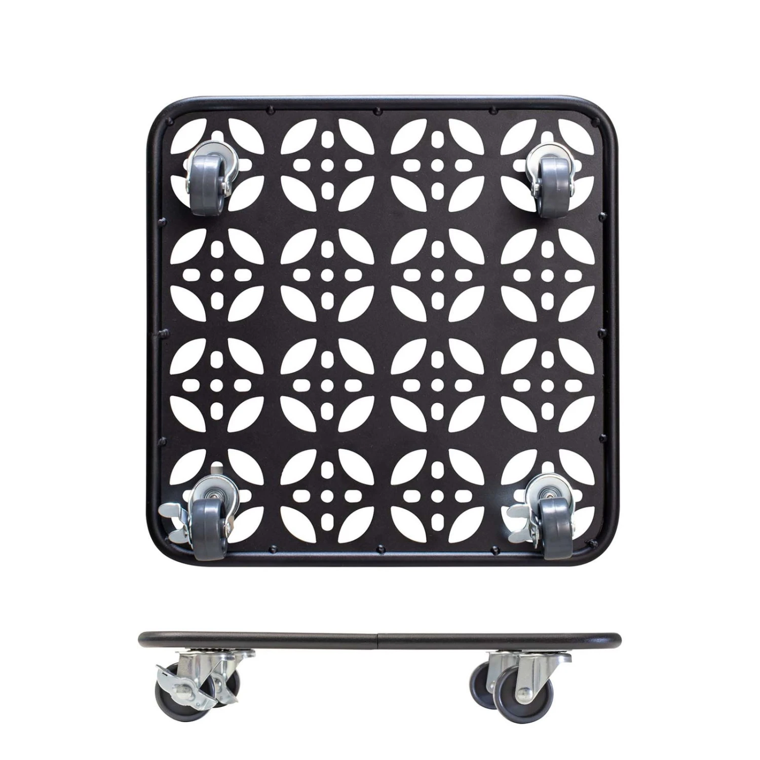 Pflanzenroller GH0936/0937, Tragkraft 80 Kg, Schwarz, Ø 30 Cm 7 Pflanzenroller GH0936/0937, Tragkraft 80 Kg, Schwarz, Ø 30 Cm – Bild 5