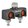 2-Wege-Verteiler, Für Gardena-Bewässerungscomputer, Wasserfluss Anpassbar 1 2-Wege-Verteiler, Für Gardena-Bewässerungscomputer, Wasserfluss Anpassbar -Pflanzen Geschäft 0930101029 2 Wege Verteiler 61462