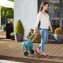 Schlauchwagen AquaRoll S, Gardena, Schlauchlängen Bis 15 M -Pflanzen Geschäft 0930200441 Schlauchwagen Aqua Roll S Set kpl mit 20m Schlauch und Systemteilen 5 61596