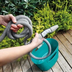 Aquapop Mit Selbstaufdehnbarem Schlauch, 5-15m, Aquamarin, Kunststoff / Polyester -Pflanzen Geschäft 0930200475 Aquapop mit 5 15m selbstaufdehnbarem Schlauch Aquamarin 2 58922
