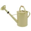 Zinkgießkanne Mit Holzgriff Und Messingbrause, Creme -Pflanzen Geschäft 0930401368 0930401369 Koelle Zinkgiesskanne mit Holzgriff Messingbrause creme