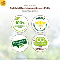 Solabiol Buchsbaumzünsler-Falle, Ausreichend Für Bis Zu 180 M² -Pflanzen Geschäft 0950200723 Buchsbaumzuensler Falle fuer bis zu 180qm Flaeche 3 107234