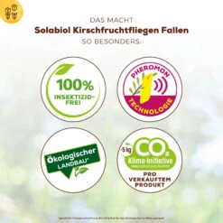 Solabiol Kirschfruchtfliegenfalle, 5er-Pack -Pflanzen Geschäft 0950200760 Solabiol Kirschfruchtfliegenfalle 5Stueck 2 107241