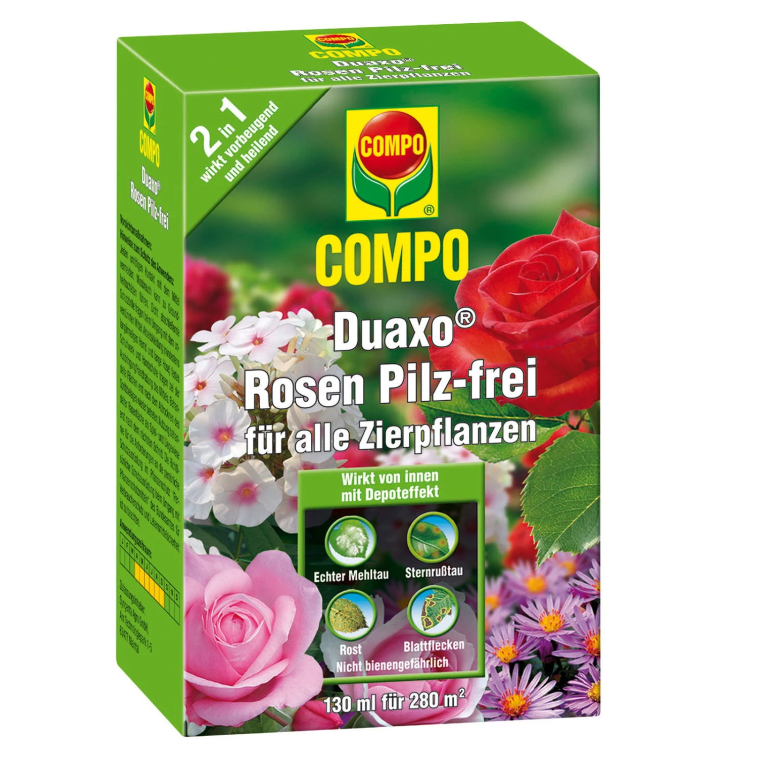 Compo Duaxo Rosen Pilzfrei Für Alle Zierpflanzen, 130 Ml 3 Compo Duaxo Rosen Pilzfrei Für Alle Zierpflanzen, 130 Ml