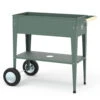 Hochbeet Urban Garden Trolley, Grün, 75 X 35 X 80 Cm -Pflanzen Geschäft 0980250161 Urban Garden Trolley auf Raedern Oak Green 1 108092