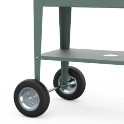 Hochbeet Urban Garden Trolley, Grün, 75 X 35 X 80 Cm -Pflanzen Geschäft 0980250161 Urban Garden Trolley auf Raedern Oak Green 2 108097