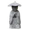 Mönch Betend Stehend, Grau, Steinguss, 60 X 27 X 22 Cm -Pflanzen Geschäft 0980306178 stehender Moench betend mit Hut 1 100493