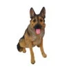 Dekofigur Schäferhund Sitzend, Schwarz/beige, Höhe Ca. 79 Cm -Pflanzen Geschäft 0980306422 Schaeferhund sitzend 122150