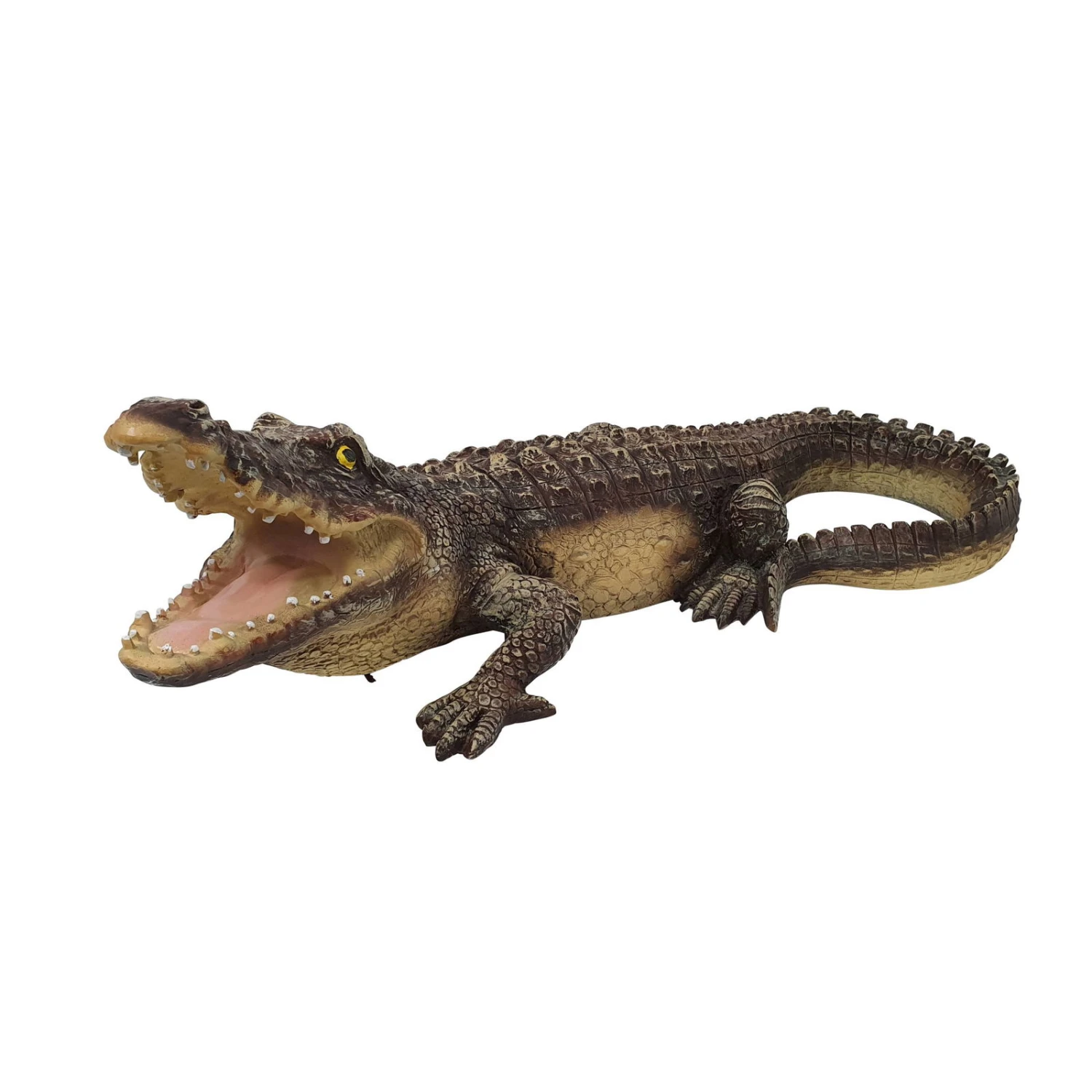 Dekofigur Krokodil Mittel, Grau, 90 Cm 3 Dekofigur Krokodil Mittel, Grau, 90 Cm