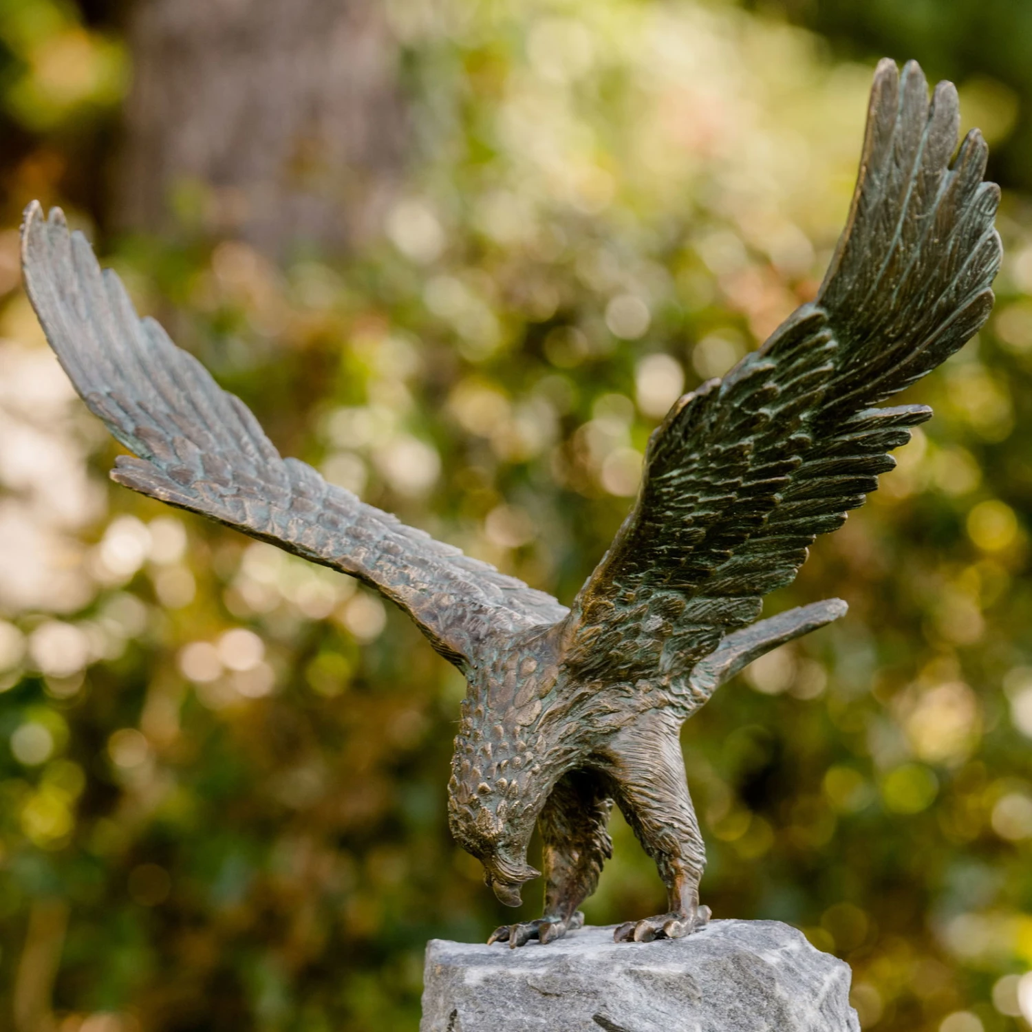 Gartenskulptur 'Bartgeier', Natur, Bronze, H33 X T25 X B50 Cm 4 Gartenskulptur 'Bartgeier', Natur, Bronze, H33 X T25 X B50 Cm – Bild 2