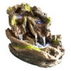 Brunnen, Holzoptik, 72 X 47 X 40 Cm -Pflanzen Geschäft 0980500095 Koelle Polyresin Brunnen warmlicht 106310