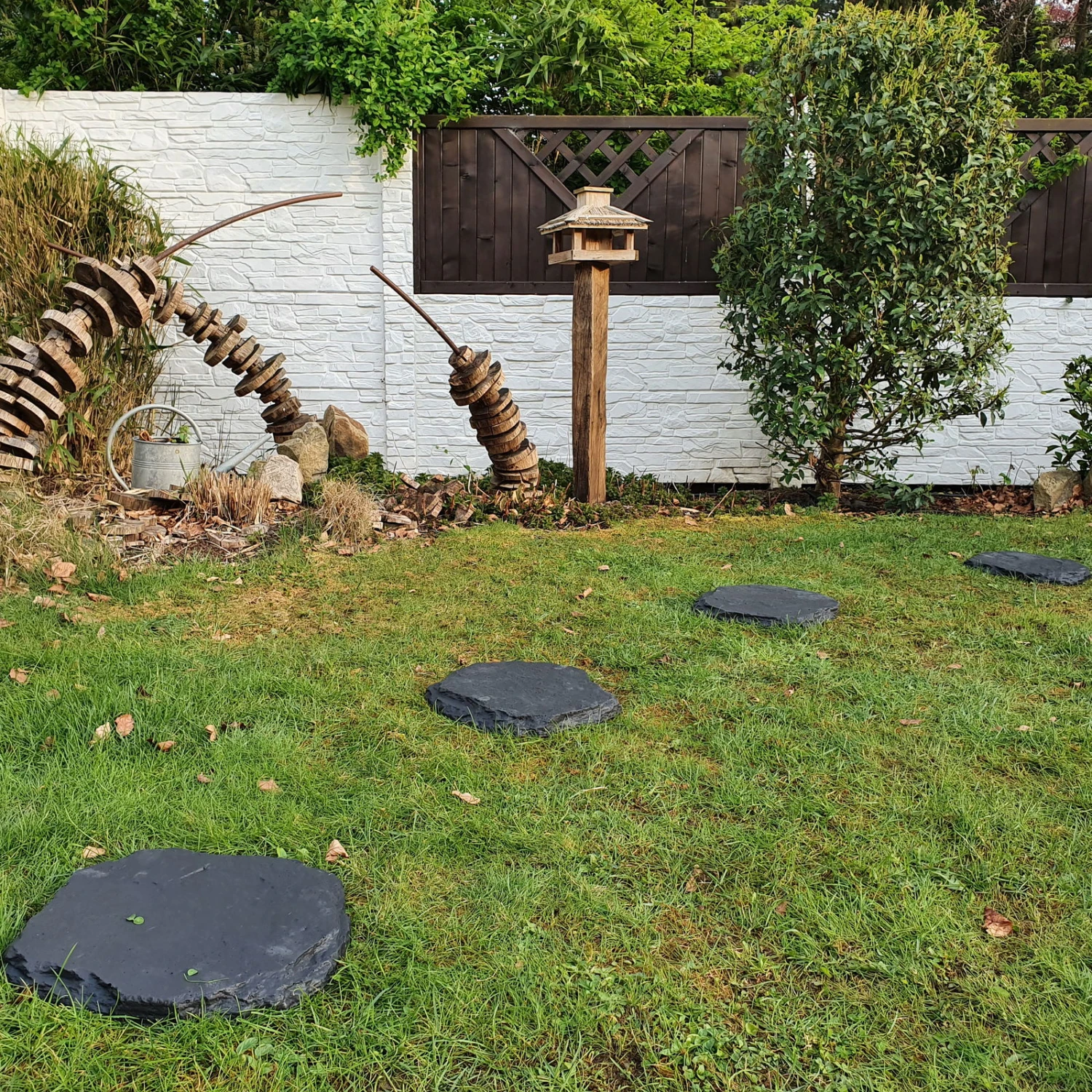 Pflanzen Geschäft -Pflanzen Geschäft 0990100376 Koelle Beton Trittstein Typ A in Natursteinoptik anthrazit 79084