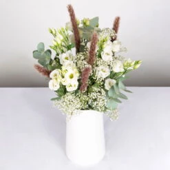 Gemischter Blumenbund 'Eleganz In Weiß' Inkl. Gratis Grußkarte 6 Gemischter Blumenbund 'Eleganz In Weiß' Inkl. Gratis Grußkarte -Pflanzen Geschäft 1025700008 DIY Mixbund Eleganz in Weiss Lisianthus weiss Gypso Euka Fluffy 2 94532