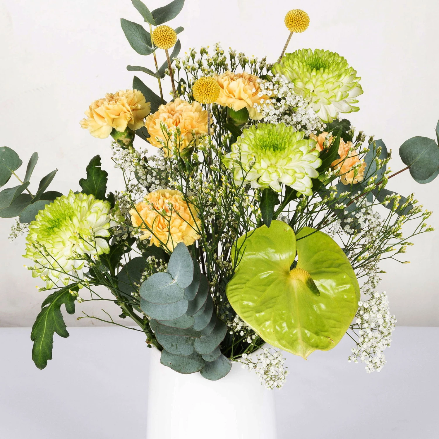 Gemischter Blumenbund 'Grüne Schönheit' Inkl. Gratis Grußkarte 3 Gemischter Blumenbund 'Grüne Schönheit' Inkl. Gratis Grußkarte