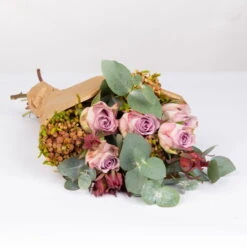 Blumenbund Rose 'Memory Lane', Eukalyptus Und Kapgrün, Mit Gratis Grußkarte -Pflanzen Geschäft 1025700027 Strauss Rosen Memory Lane 2 101704