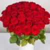 Blumenbund Mit Rosen 'Red Naomi', 50er-Bund, Rot, Inkl. Gratis Grußkarte -Pflanzen Geschäft 1045500006 Rose Red Naomi 50er Bund 60cm 1 1 d 100191