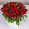 Blumenbund Mit Rosen, 40er-Bund, Rot, Inkl. Gratis Grußkarte -Pflanzen Geschäft 1045500009 Rote Rose 40er Bund 40cm 2 85345