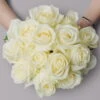 Blumenbund Mit Rosen 'Avalanche', Weiß, 15er-Bund, Inkl. Gratis Grußkarte -Pflanzen Geschäft 1045500016 Rose Avalanche 15er Bund 60cm Laenge 1 122644