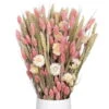 Weißer Trockenstrauß & Rosa Glanzgras, 3er-Set, Länge Ca. 55 - 70 Cm -Pflanzen Geschäft 1055300004 Trockenstrauss weiss Phalaris rosa 1 1 114837