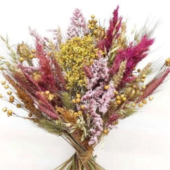 Trockenblumen DIY-Set, Natur-rosa, Länge Ca. 60 Cm -Pflanzen Geschäft 1055300012 Trockenblumen DIY Box pink gemischt WS 1 1 114829