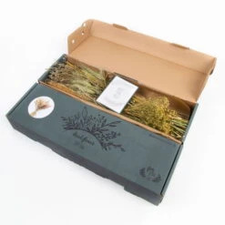 Trockenblumen DIY-Set, Natur, Länge Ca. 60 Cm -Pflanzen Geschäft 1055300013 Trockenblumen DIY Box natur gemischt WS 2 95064