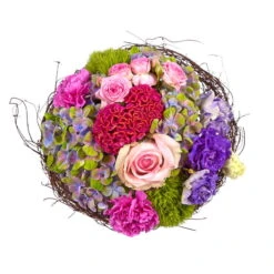 Blumenstrauß 'Sommertanz' Inkl. Gratis Grußkarte -Pflanzen Geschäft 1110600037 Sommertanz D25cm 2 5589