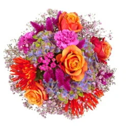 Blumenstrauß 'Sommerbrise' Inkl. Gratis Grußkarte -Pflanzen Geschäft 1110600044 Sommerbrise D30cm 2 5582