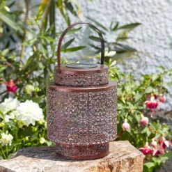 Kölle Solarlaterne Tangier, Kupfer, 18 X 23 Cm 7 Kölle Solarlaterne Tangier, Kupfer, 18 X 23 Cm -Pflanzen Geschäft 2950100527 Koelle Solarlaterne TANGIER D18xH23cm warmweiss 2 86250