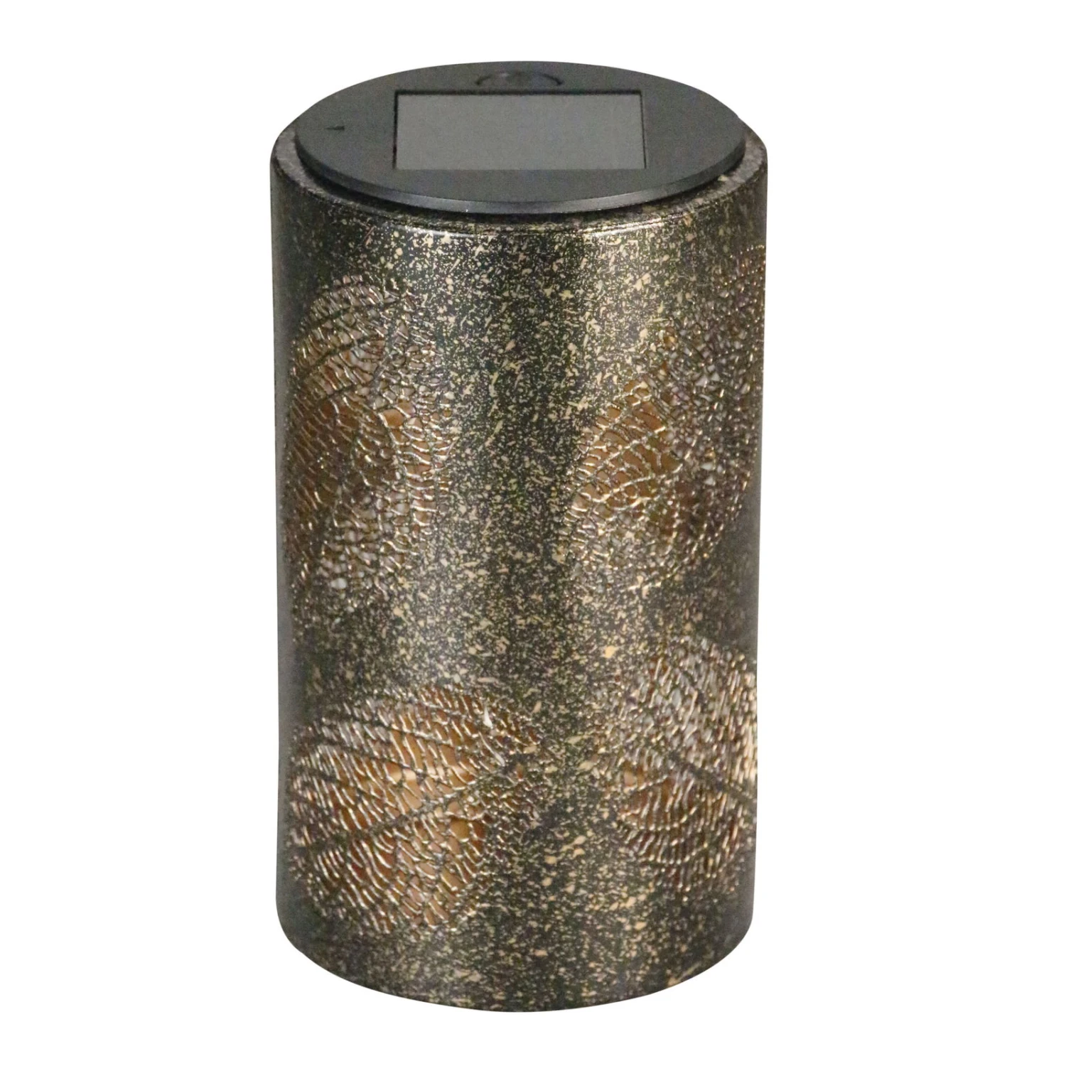 Solarleuchte Blatt, Antik Bronze, 9,0 X 9,0 X 15,3 Cm 4 Solarleuchte Blatt, Antik Bronze, 9,0 X 9,0 X 15,3 Cm – Bild 2