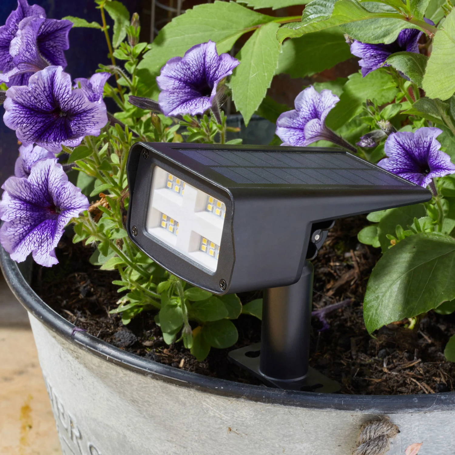 Gartenstrahler 'Revo', Schwarz, Kunststoff 5 Gartenstrahler 'Revo', Schwarz, Kunststoff – Bild 3