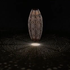 Solarlaterne 'Long Oval 20', Seablue, Ø 20 X 45 Cm -Pflanzen Geschäft 2950100673 2950100674 2950100675 2950100676 Long Oval 20 105789 2