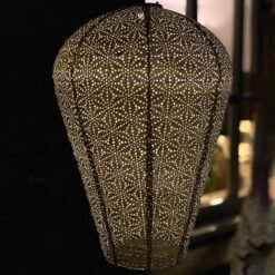 Solarlaterne 'Balloon XL', Helltaupe, Ø 35 X 50 Cm -Pflanzen Geschäft 2950100686 Balloon XL Light Taupe 1 105802