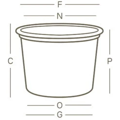 Euro 3 Plast Pflanzkübel "Cilindro" Terra, Ø Ca. 50 Cm, Erdvol. 50 L 5 Euro 3 Plast Pflanzkübel "Cilindro" Terra, Ø Ca. 50 Cm, Erdvol. 50 L -Pflanzen Geschäft 3210100697 3210100842 Pflanzkuebel Cilindro technische Zeichnung 111255