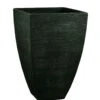 Pflanzgefäß "Mari" Anthrazit, In Rillenoptik, 40x40x60 Cm, Füllvol. 63 L -Pflanzen Geschäft 3210103168 Pflanzgefae Rillenoptik quadratisch Mari anthrazit 40x40xH60cm 63Ltr 24027